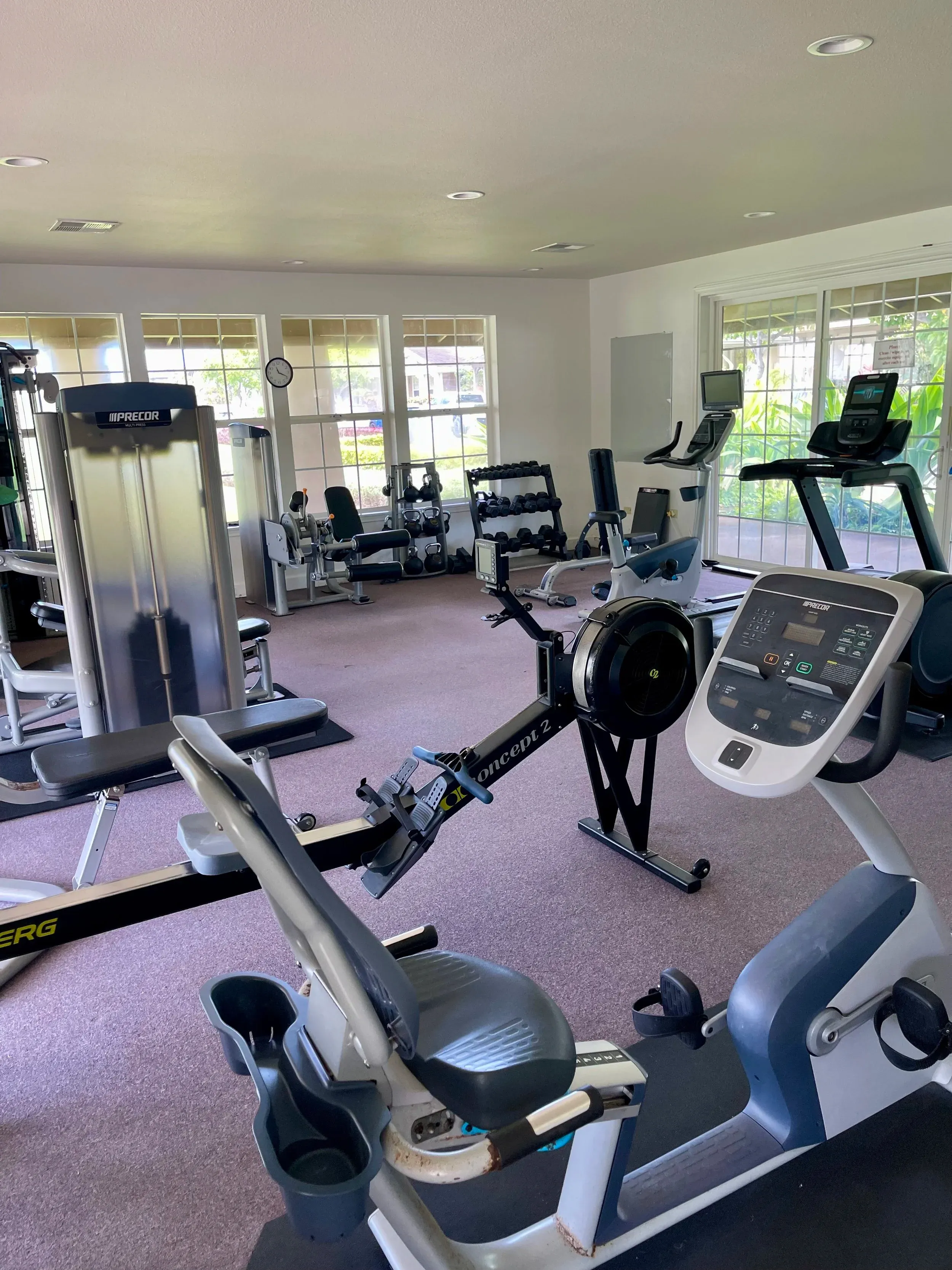 Air conditioned gym